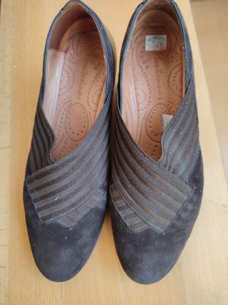 Zapatos de piel y ante