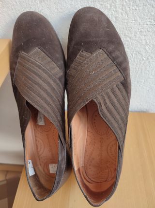 Zapatos de piel y ante