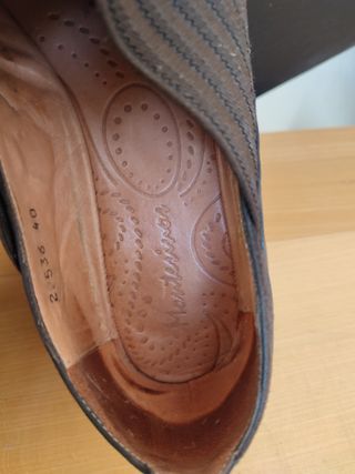 Zapatos de piel y ante