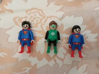 Playmobil Superman e Lanterna Verde Kinder