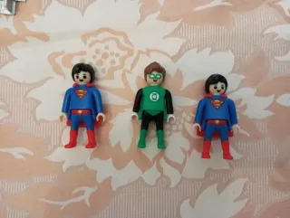 Playmobil Superman e Lanterna Verde Kinder