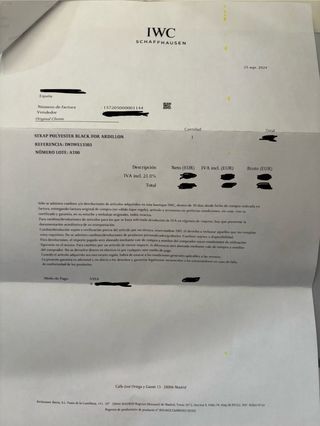 Correa IWC Original Negra