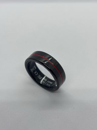Smart Ring Nero/Rosso - Taglia 11