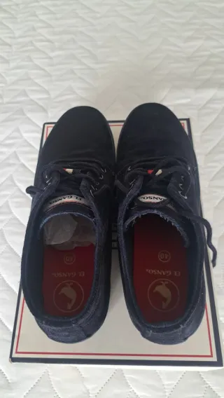 Botín El Ganso Azul Marino Vegano