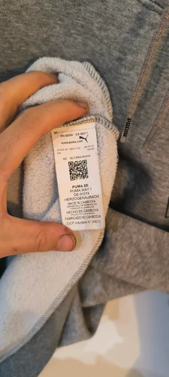 Sudadera PUMA hombre talla M