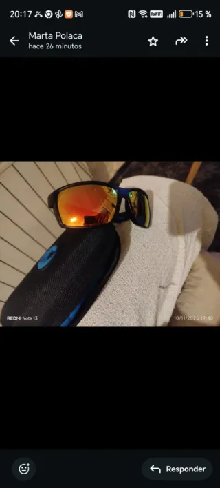 Gafas de sol Costa negras  polarizadas amarillo