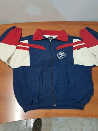 Chaqueta Vintage Michel Azul y Rojo