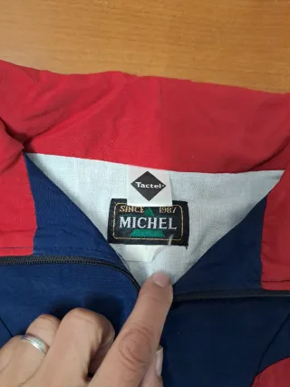 Chaqueta Vintage Michel Azul y Rojo