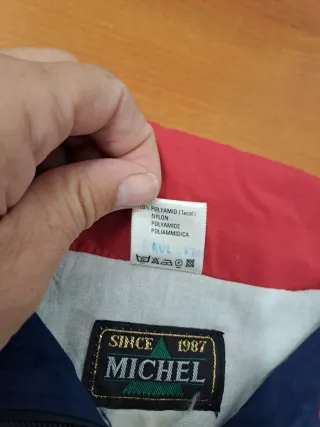 Chaqueta Vintage Michel Azul y Rojo