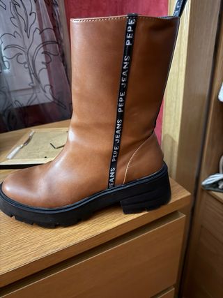 Botas Pepe Jeans Mujer Marrones