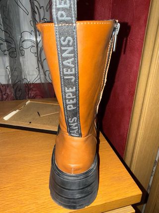Botas Pepe Jeans Mujer Marrones