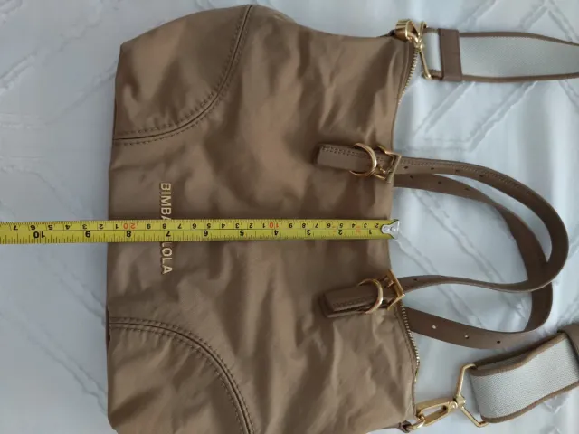 Bolso Bimba y Lola marrón y dorado