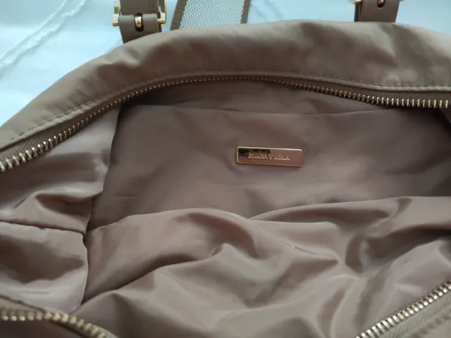 Bolso Bimba y Lola marrón y dorado