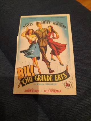 Postal Película Bill Que Grande Eres 1950