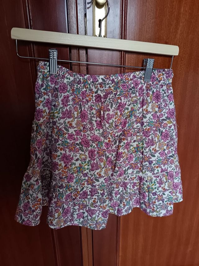 Falda estampada verano niña 10-12
