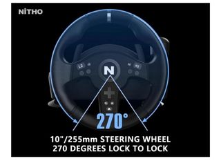Volante NITH Drive Pro V200 con Pedales