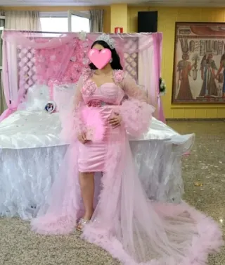 Bata rosa de ajuntamiento