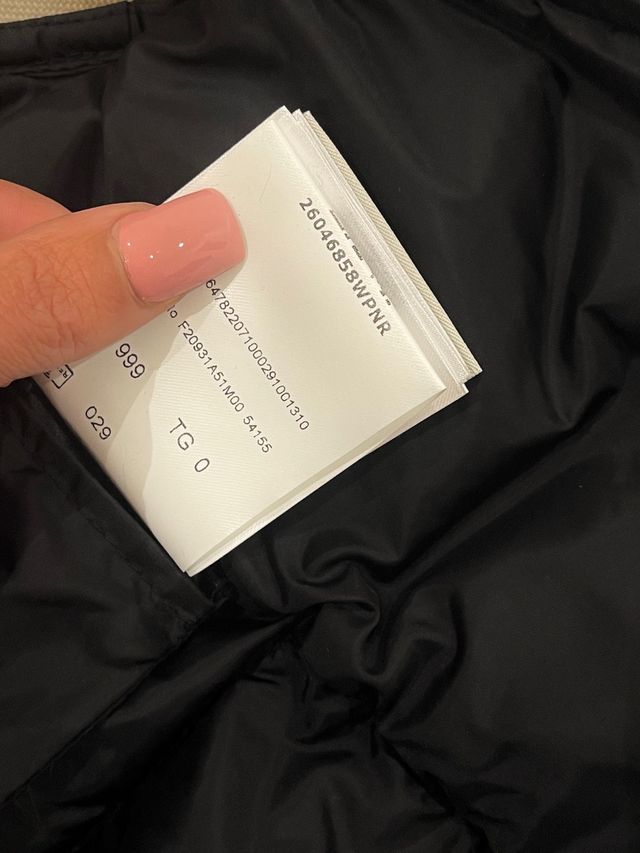 Chaleco Moncler Mujer Talla S Negro