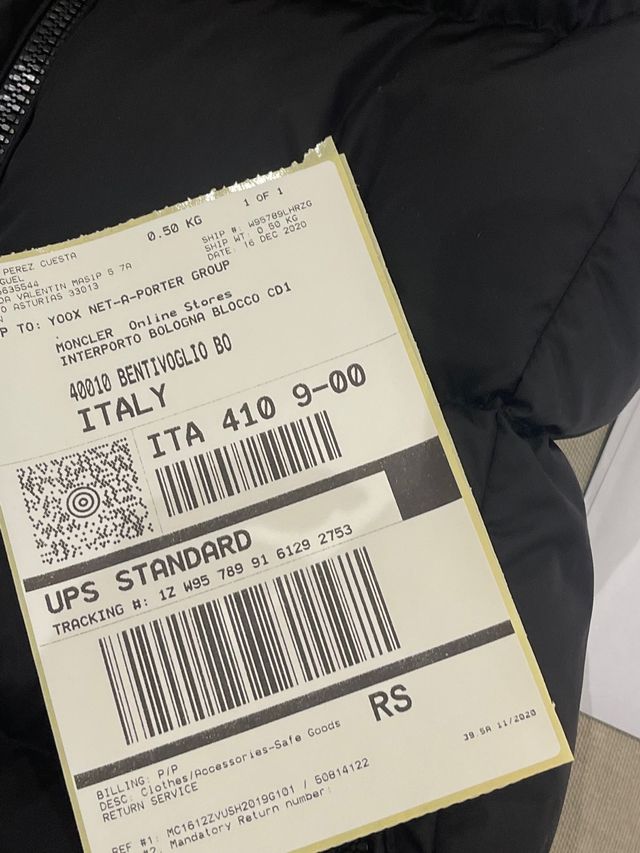 Chaleco Moncler Mujer Talla S Negro