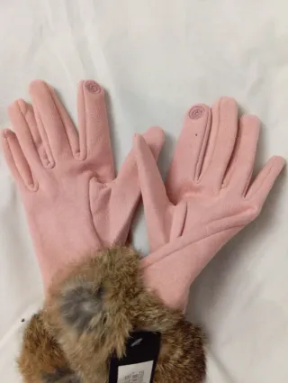 Lote de 4 pares de Guantes de vestir para chica.