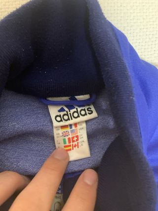 Chaqueta Deportiva Adidas Vintage Azul