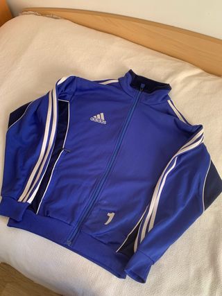 Chaqueta Deportiva Adidas Vintage Azul