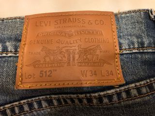 Jeans Levi's 512 originali uomo