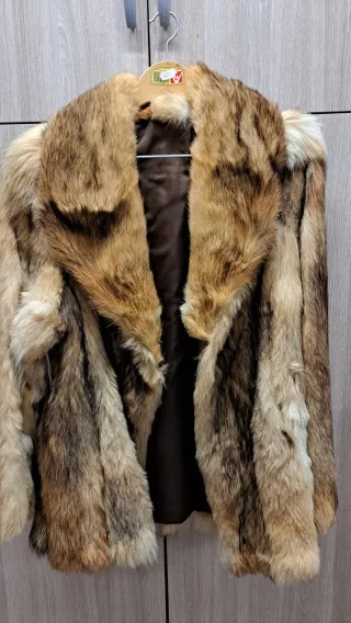 Abrigo de piel zorro