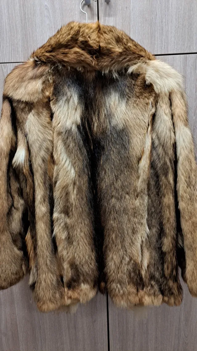 Abrigo de piel zorro
