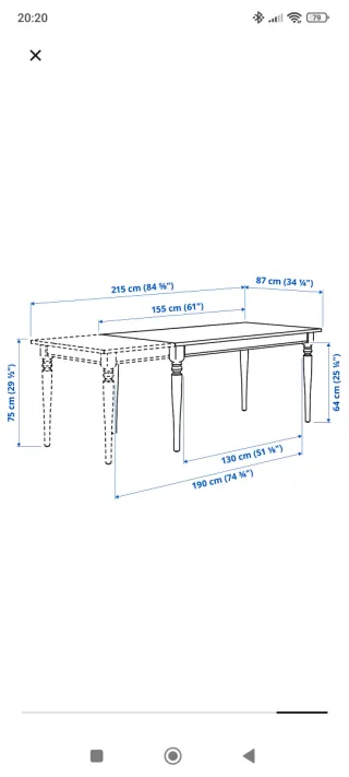 Mesa Comedor Extensible Ikea Blanca