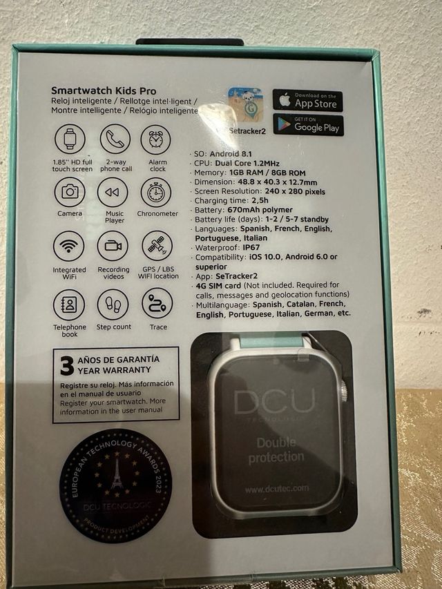 Reloj Inteligente DCU Kids Pro