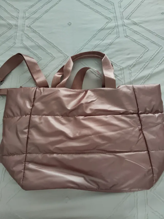Bolsa de deporte acolchada rosa