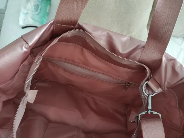 Bolsa de deporte acolchada rosa