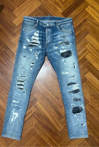 Pantalón vaquero Dsquared2 desgastado