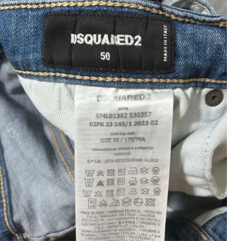 Pantalón vaquero Dsquared2 desgastado