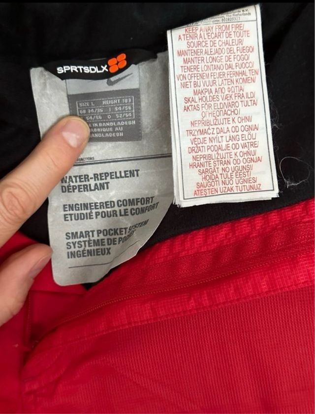 Pantalón de esquí/snow Nike Rojo