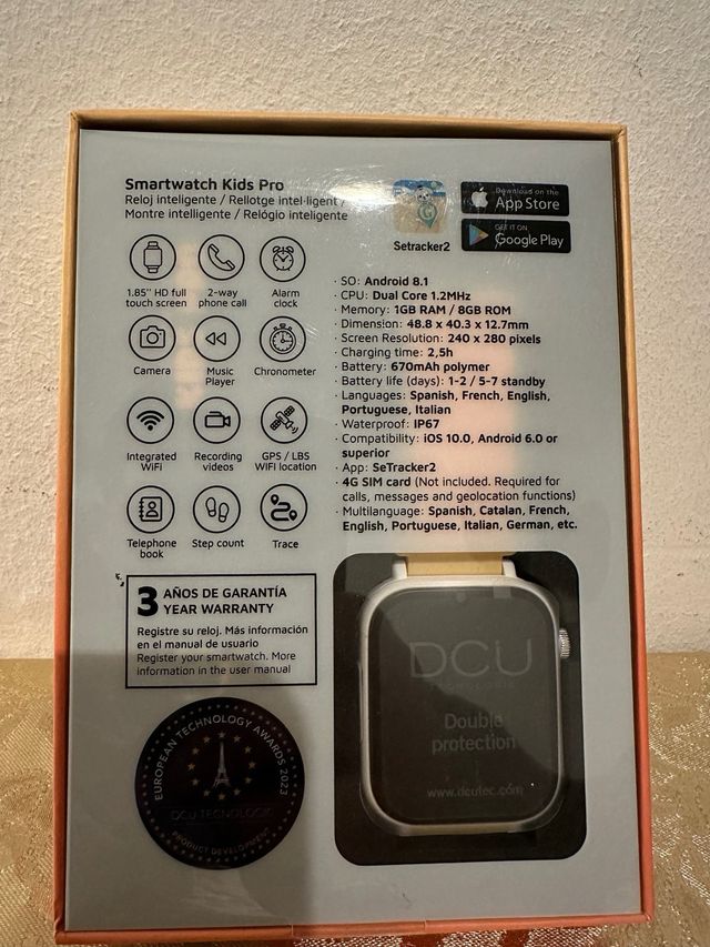 Reloj Inteligente DCU Kids Pro