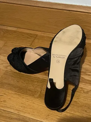 Zapatos Belén Esteban Negros  by Furiezza.Talla 36