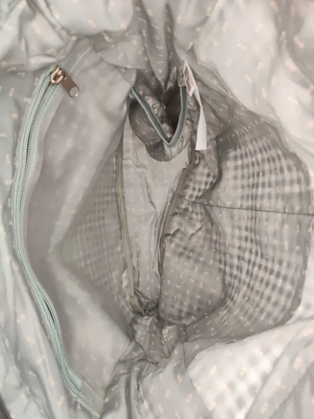 Bolsa Walking Mum cuadros blanco y negro