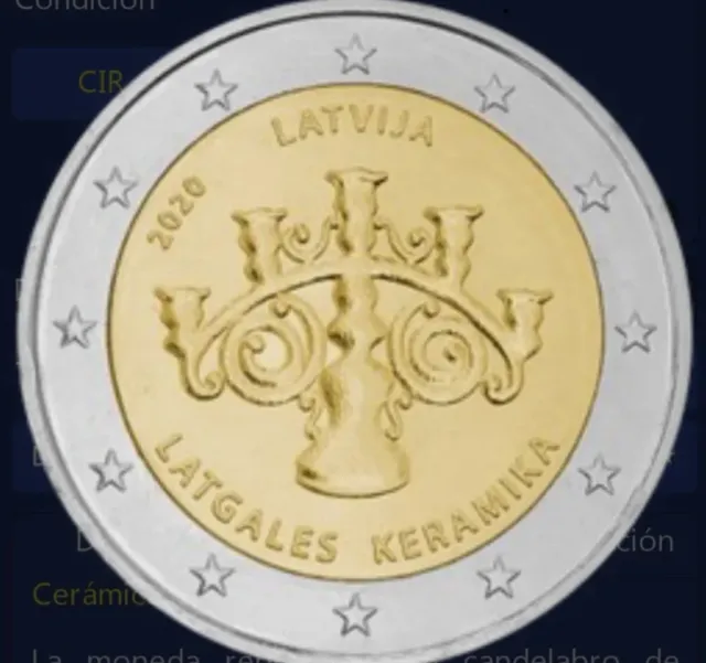 LETTONIA MONETA COMMEMORATIVI DA 2€ 2020 S/C