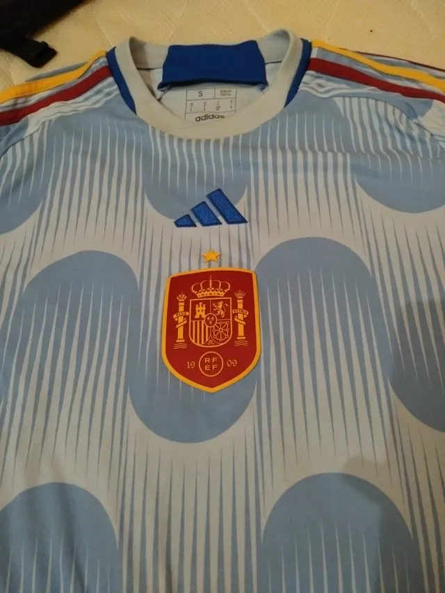 Camiseta España Qatar 2022 Azul