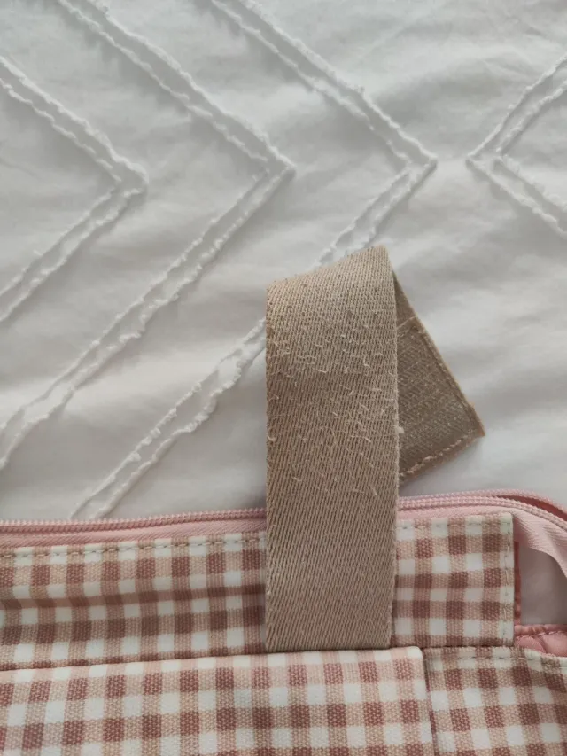 Bolsa Walking Mum rosa cuadros