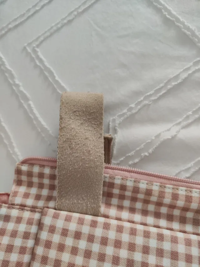 Bolsa Walking Mum rosa cuadros