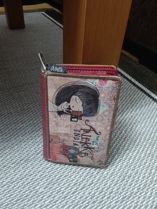 Cartera Aneke Beige y Roja