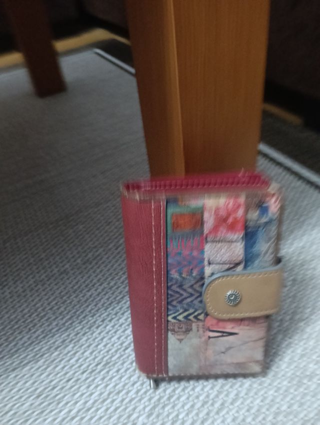 Cartera Aneke Beige y Roja