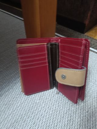Cartera Aneke Beige y Roja