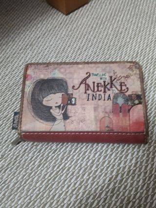 Cartera Aneke Beige y Roja