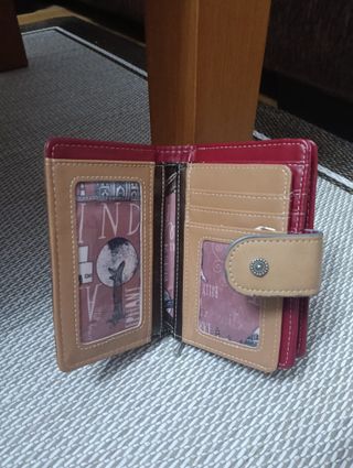 Cartera Aneke Beige y Roja