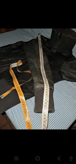 Giacca in pelle nera