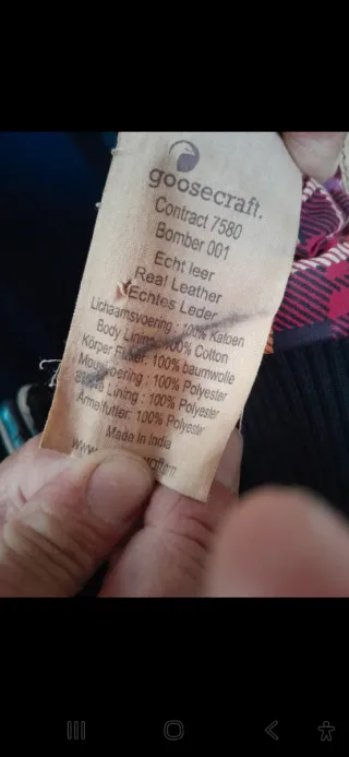 Giacca in pelle nera